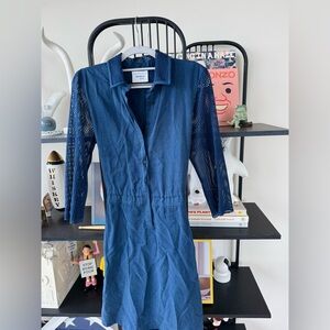 Akris Punto Blue Dress